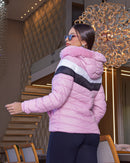 Jaqueta Puffer com Capuz Peluciado - COLEÇÃO LANÇAMENTO 2023