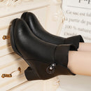 Coturno Couro Aveludado