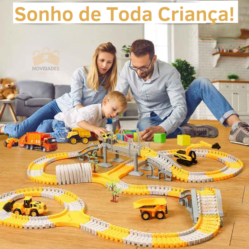 Kit de Trilhos e Carro Elétrico - Oferta Especial Pré Dia das Crianças!