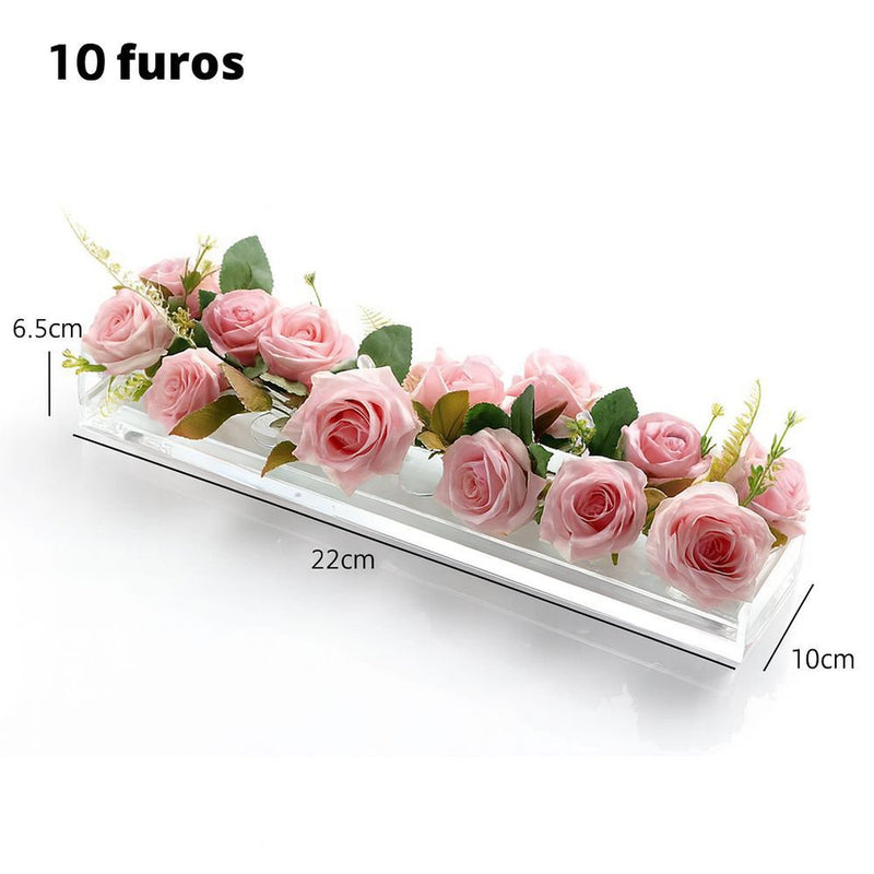 Vaso de Flor Acrílico- Decoração Fina
