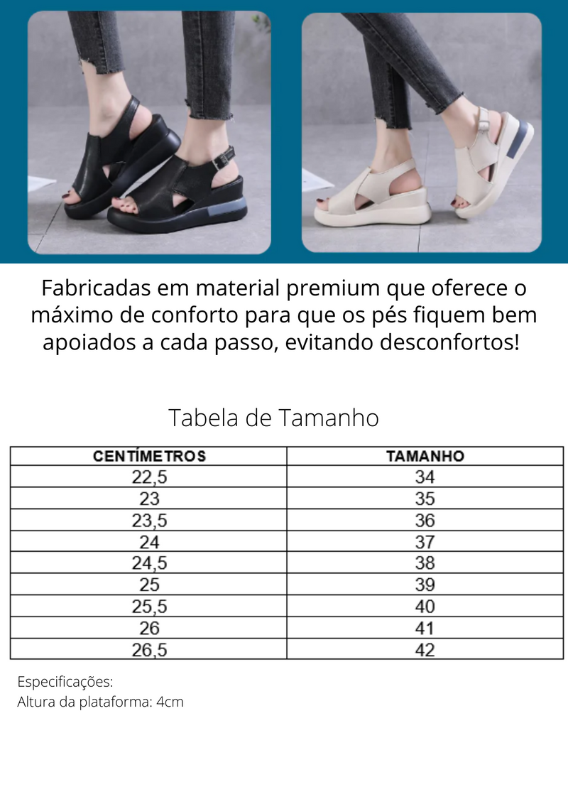 Sandália Ortopédica Premium