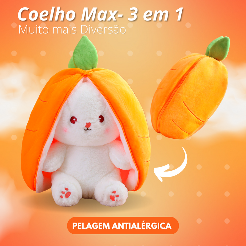 Coelho Max | O Melhor Amigo das Crianças-100% Antialérgico