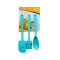 Kit 3 Peças Silicone  (Colher, Pincel e Espátula Culinário)